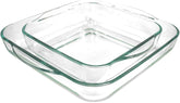 Pasabahce Borcam casserole dishes, set of 2, heat-resistant, 22 x 28 cm